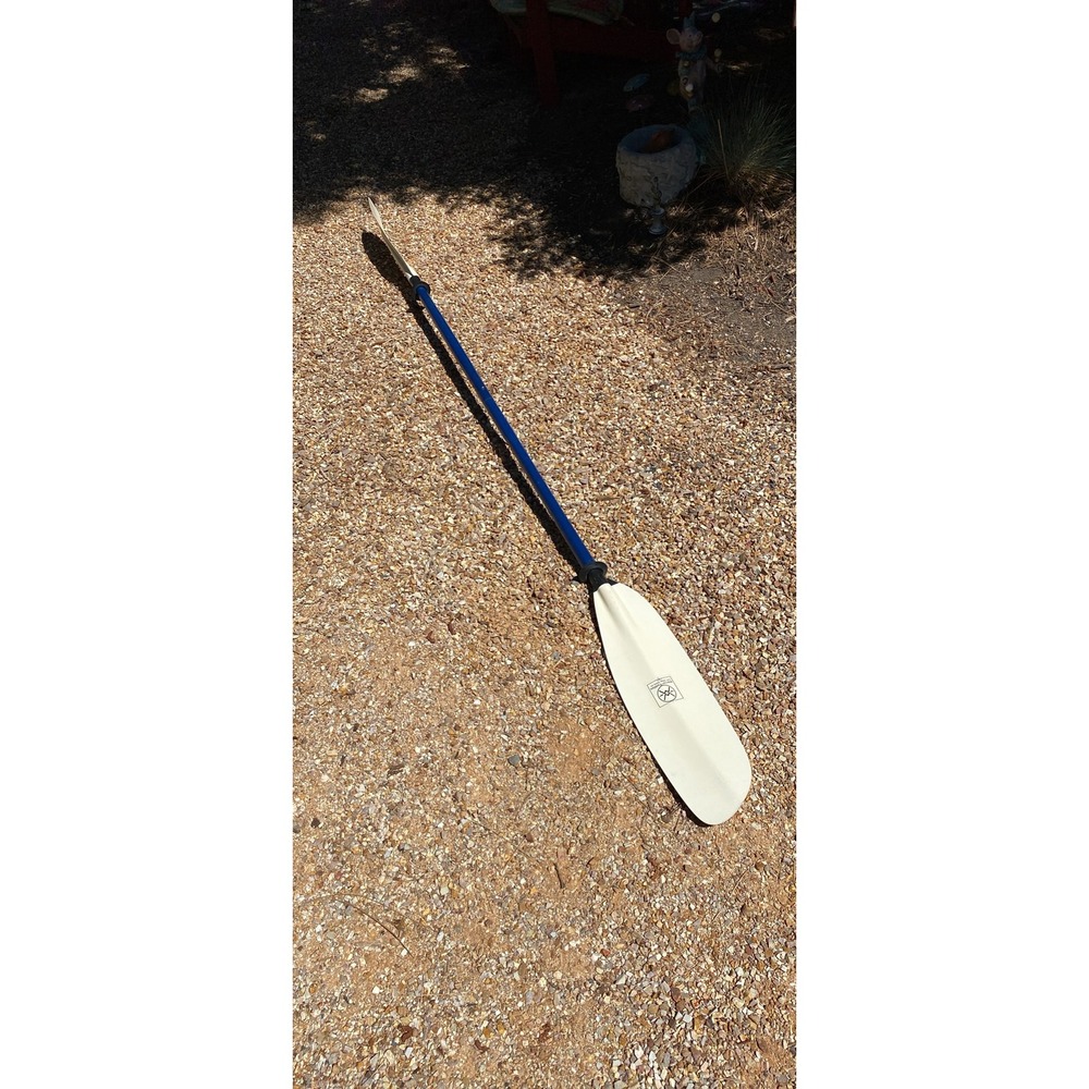 Werner Paddles 230cm Kayak Paddle Blue Cream 2-Piece Touring USA Made Adventure